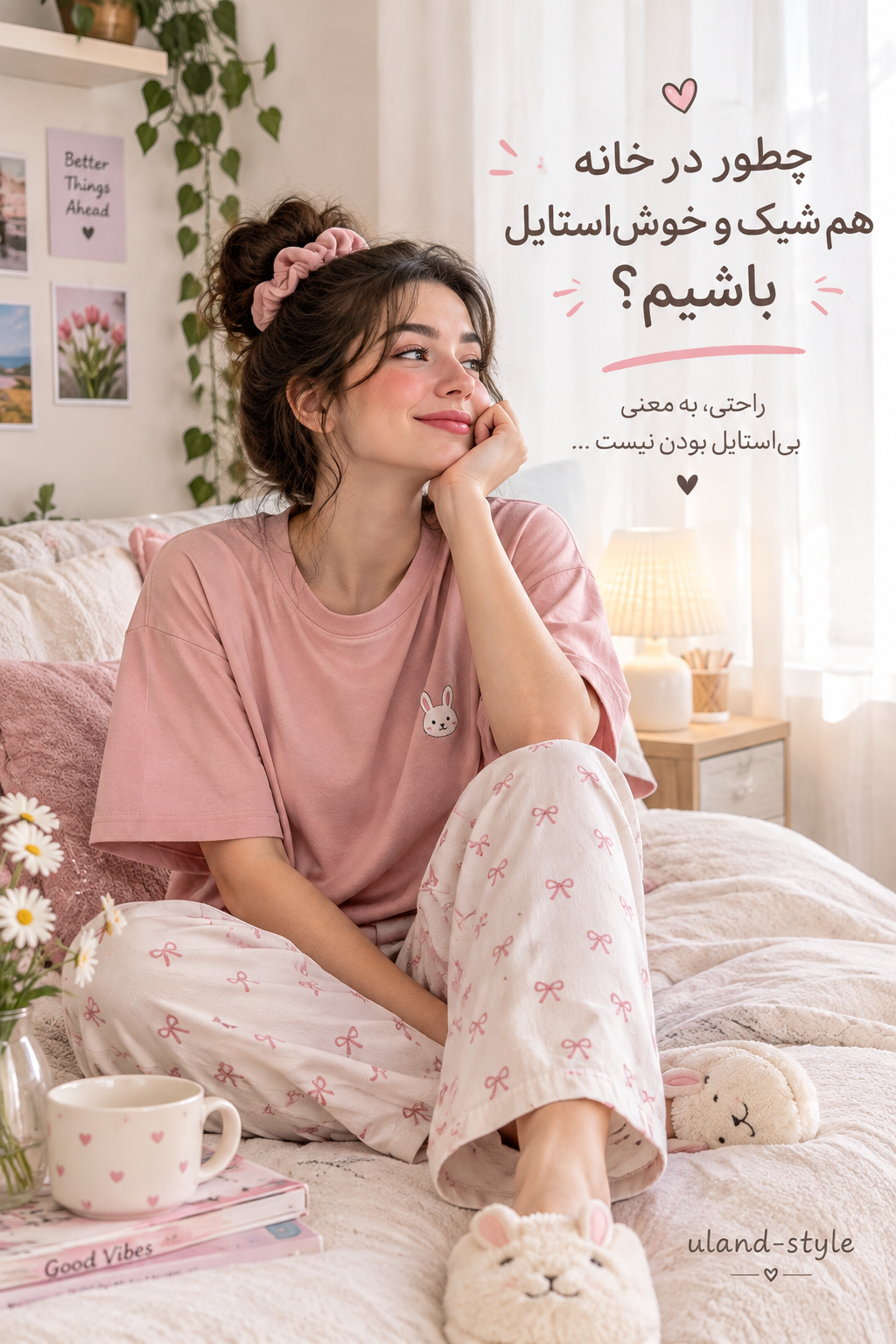 🌸 ۱. چطور در خانه هم شیک و خوش‌استایل باشیم؟