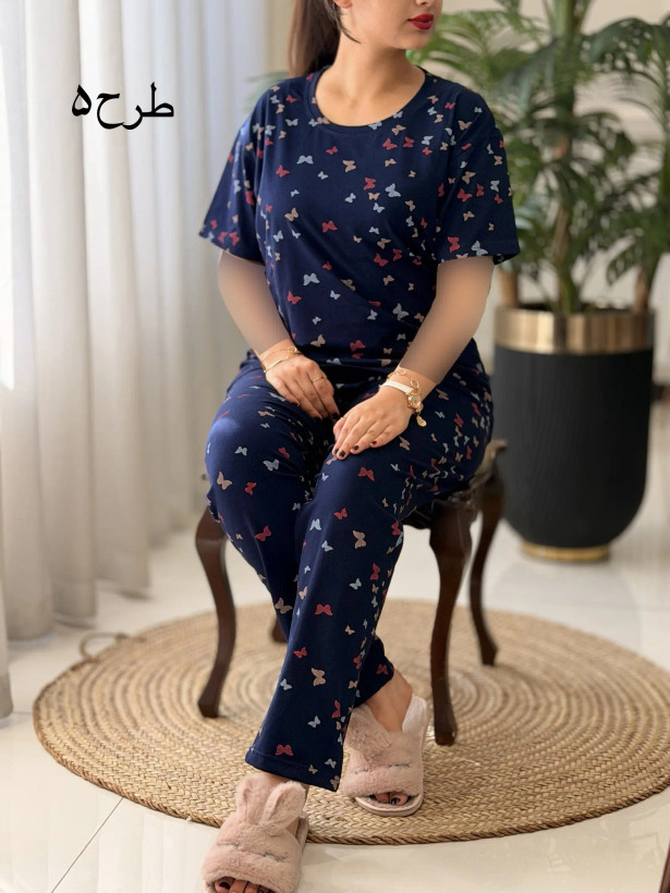 تیشرت شلوار طرحدار آیدا