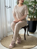 تیشرت شلوار طرحدار آیدا