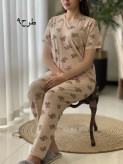 تیشرت شلوار طرحدار آیدا