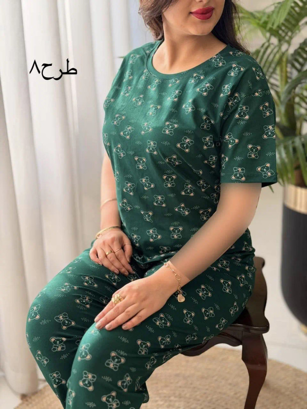 تیشرت شلوار طرحدار آیدا